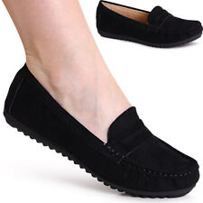 Damenschuhe Velours Mokassins