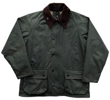 Barbour Bedale Wachsjacke grün C38/97cm
