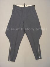 145407: Luftwaffe Breecheshose für Offiziere, luftwaffen graublauer feiner Stoff