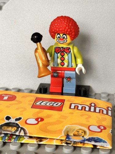 Lego minifigur serie - lego, clown