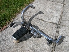 Fußraste mit Schalthebel