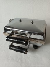 Rarität 80er Jahre Profi Waffeleisen-Chrom