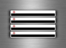 4x flagge Aufkleber fahne