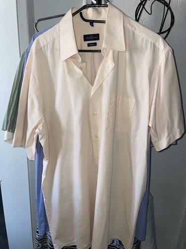 Herren kurzarm hemd hell - kurzarm, xl