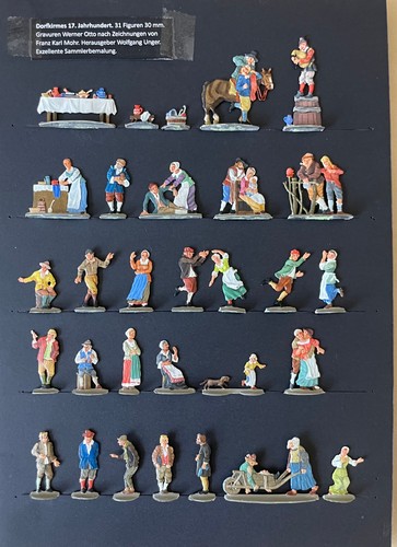 Zinnfiguren 30mm flach - 31,
