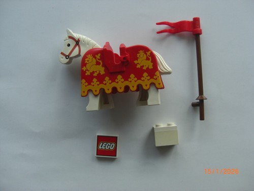 Lego pferd mit pferdedecke - pferd,