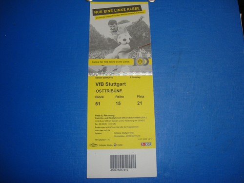 Ticket bvb dortmund - 09/10,