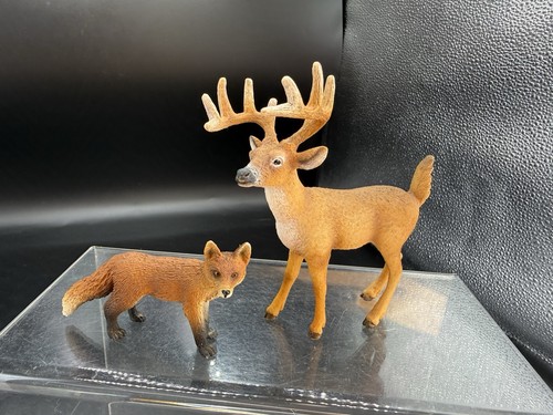Schleich hirsch rotfuchs - hirsch,