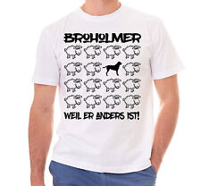 BLACK SHEEP BROHOLMER dänische Dogge Hund Hunde Hundemotiv Männer T-Shirt 