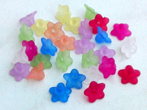 100 blüten kelche acryl - kelche,