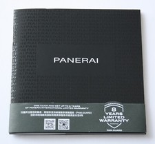 PANERAI Serviceheft /