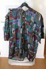 Seidenhemd , Herren Grösse  L  Neu XYZ Herrenhemd, Kurzarm