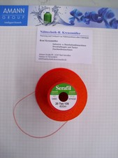 Serafil AMANN 20 er  orange 450  600 Meter Nähgarn Reißfest sehr starker Faden