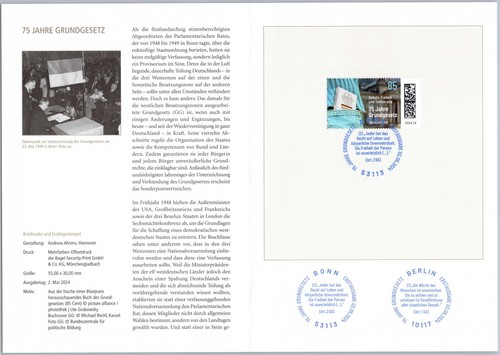 Bund erinnerungsblatt 2024 - erinnerungsblatt, 2024/17