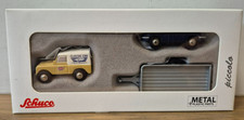 Schuco Piccolo Set British Classic Car Service Land Rover Jaguar E Type 1:90 OVP