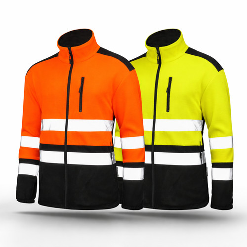Warnschutz fleecejacke - warnschutz,
