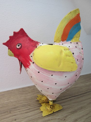 Huhn hahn henne metall - huhn,