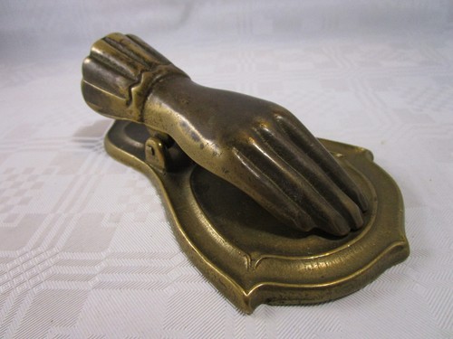 Messing briefbeschwerer hand - messing,