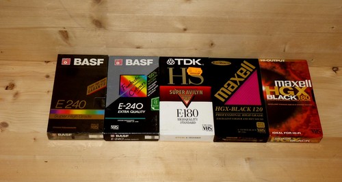 Stück vhs leerkassetten - stück,