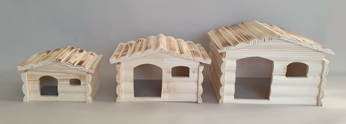 Holzhaus hamster nagetiere - holzhaus,