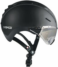 Casco Roadster Plus Urban Fahrradhelm schwarz mit Visier 60-63 cm