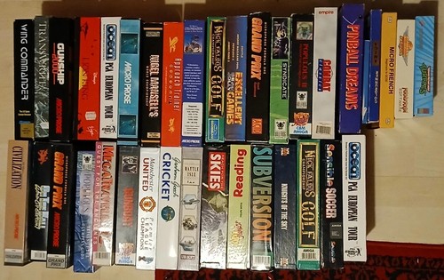 Amiga boxed games - amiga,