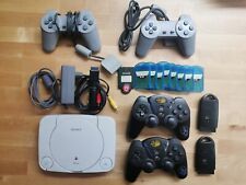 PS One Playstation 1 Bundle Wireless Controller 9x Memory Card