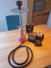 Nargilem V2A Shiny Red Shisha + Zubehör