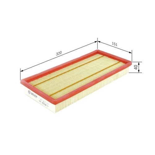 Luftfilter bosch 1457433317 - bosch,