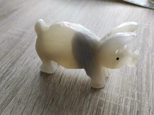 Figur schwein onyx stone - onyx, hand