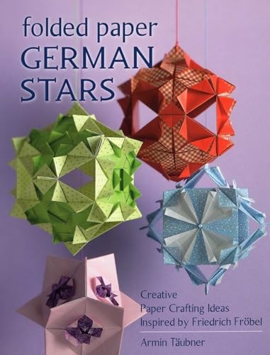 Folded paper german stars - folded,