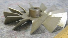 Lüfterrad Lüfterflügel für Elektromotor 93 mm / 17 mm / Achse 6mm