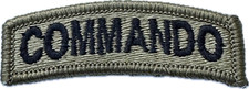 US ARMY Commando Tab patch Ocp