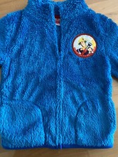 Jungen Teddy-Fleece-Jacke blau Feuerwehrmann Sam Gr. 110/116 neu