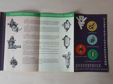 Original FABRIKARIONSPROGRAMM BVF Typ AWO SIMSON SPORT MZ RT 125 1959