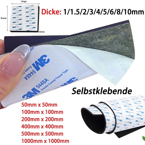 Selbstklebende gummiplatten - selbstklebende,
