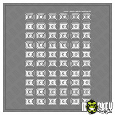 60-teiliges Aufkleber Set Spur