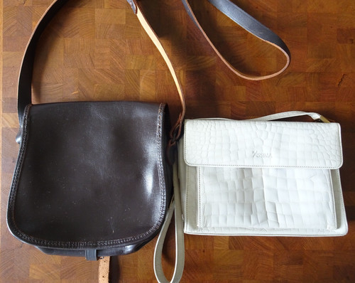 Vintage handtaschen leder - vintage,