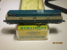 Minitrix 2079 Baureihe 221 ozeanblau beige OVP / Spurweite N