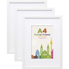 Bilderrahmen Holz A4 3er Set