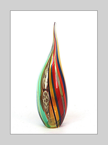 Murano schlangenhals vase - murano, "schlangenhals"-vase