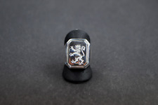 großer Wappenring Silber 925