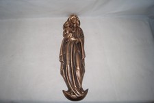Bronze-Madonna  Relief 56 cm 3/4 plastisch K6 von Manfred Koenen