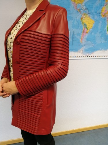 Nappaleder echte leder jacke - nappaleder,