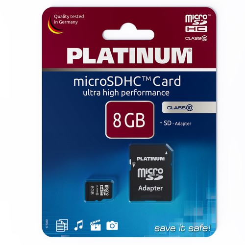 Platinum micro sdhc - 8, micro-sdhc