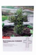 Weltbild Buchsbaum-Former Kreuz Schablone Metall Formschnitt Grab Friedhof