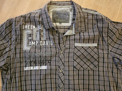 Camp david hemd braun - camp, kariert