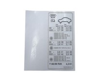 Original Audi A6 Kennschild