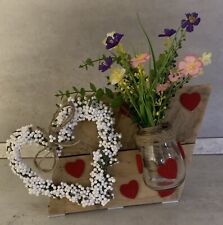 Tischdekoration Deko Frühjahr Handmade DIY  Frühjahr 27x19 Wohnzimmer Sideboard