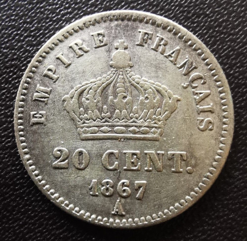 Frankreich centimes 1867 a - frankreich,